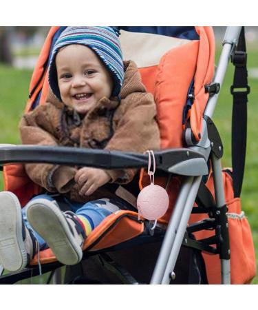 Aelevate Silicone Baby Pacifier Holder Case with Lanyard - Pink Diaper Bag Accessory & Zippered Pacifier Container - Buy Online on GoSupps.com