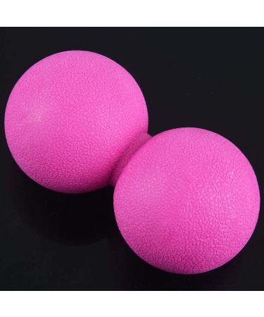 Pyugxab TPE Gym Fitness Ball Portable Massage Ball for Stress Relief & Improved Blood Circulation | Pink Therapy Exercise Ball - Buy Online on GoSupps.com