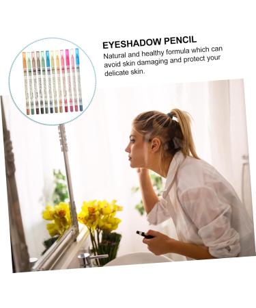 WOFASHPURET 12 Pcs Eyeliner Pencil Eye Shadow Pencil Crayon Brown Eye Shadow Eyeshadow Pencil Glue Pen Highlight - Buy Online on GoSupps.com