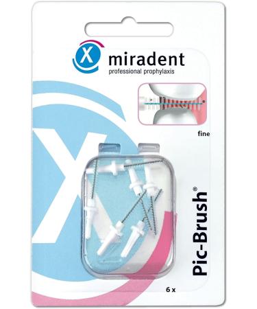 Miradent PIC-Brush Interdental Brush Set - 6 Pieces 0.6-2.0 mm | Effective Cleaning for Brackets Braces & Bridges | International Shipping Available - Buy Online on GoSupps.com