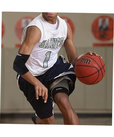 Mobestech Thick Sponge Elbow Pads & Braces for Men - Support Sleeves Splints & Protectors for Tennis & Volleyball | Black - Buy Online on GoSupps.com