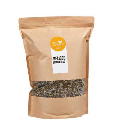 teeverlieb Balm Lemongrass Herbal Tea Loose Herbal Tea with Lemon Balm Lemongrass and Lemon Balm Stems Herbal Tea Mix 1000 g