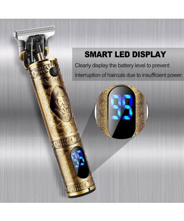 Professional Cordless Hair Clippers for Men - Rechargeable Beard Trimmer with LED Display - Buy Online on GoSupps.com