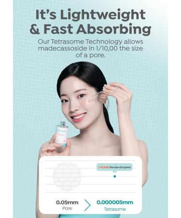 A PIEU Madecassoside Tetrasome Cica Face Serum 1.69 Fl oz - Enhanced Skin Protection Fast Absorption Smooth Application - Shop Internationally - Buy Online on GoSupps.com