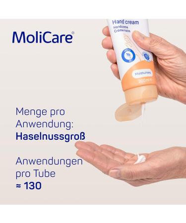 MoliCare Skin Hand Cream 200ml - Skin-Friendly pH-Neutral Moisturizing Care for All Skin Types - Buy Online on GoSupps.com