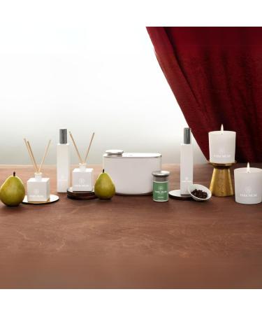 Luxury Hotel Fragrance Candle - Soy Blend Wax - Pear Apple Floral Orange Clove - 8.25 oz - International Shipping Available - Buy Online on GoSupps.com