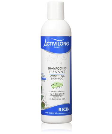 ACTIVILONG - Smoothing Castor Oil Shampoo - Acticlassic - Rough and Unruly Hair - Nourishes and Softens - Natural Ingredients - Phytorepair System - Made In France - 250ml