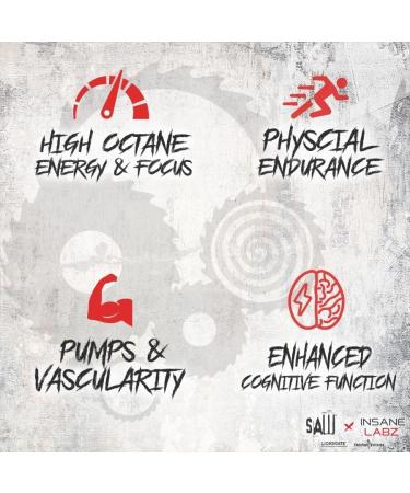 Insane Labz Saw Bloodbath Non-Stim Pump Pre Workout Powder with Nitrosigine OxyGold Agmatine Sulfate L-Citrulline and Betainne Anhydrous 40 Srvgs (Unflavored) Unflavored 11.1 Ounce (Pack of 1) - Buy Online on GoSupps.com