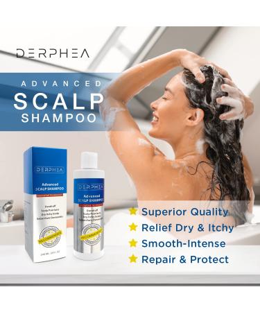DERPHEA Psoriasis Folliculitis Seborrheic Dermatitis Dry Itchy Scalp Shampoo - Safe for All Skin Types | Blue - Buy Online on GoSupps.com