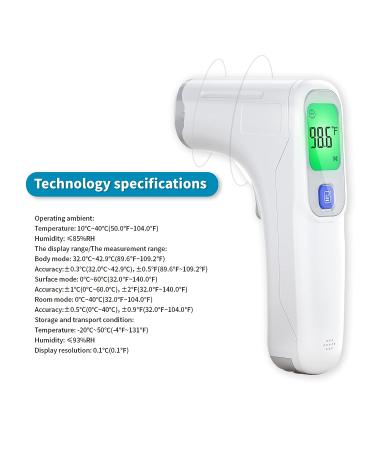 JASUN Non-Contact Infrared Forehead Thermometer - Accurate Instant Readings for Adults, Kids, and Infants - 3-in-1 Mode with Fever Alarm - No Touch Infrared Thermometer - Ideal Gift for Family - Buy Online on GoSupps.com