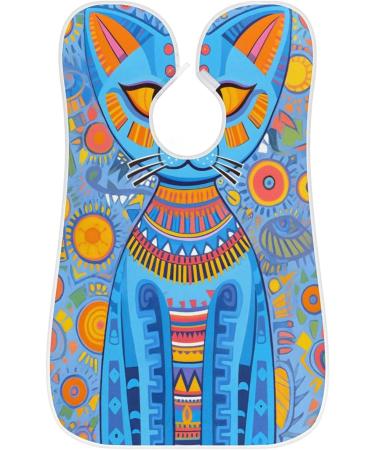 Blue Cat Beard Bib Apron | Beard Hair Catcher for Men | Perfect Father's Day & Christmas Gift for Dad | Includes 2 Suction Cups - Buy Online on GoSupps.com