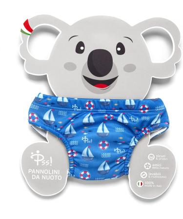 Buy PSS! Baby Swimming Pants - Sailboat Model for 3-8 kg | Unisex Absorbent Reusable Waterproof - Multi-Colored Design - Buy Online on GoSupps.com