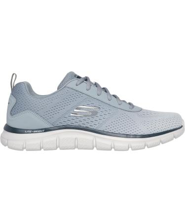 Skechers Men's Track Ripkent Sneaker - Light Grey Mesh - Size 42 EU - International Shipping Available - Buy Online on GoSupps.com