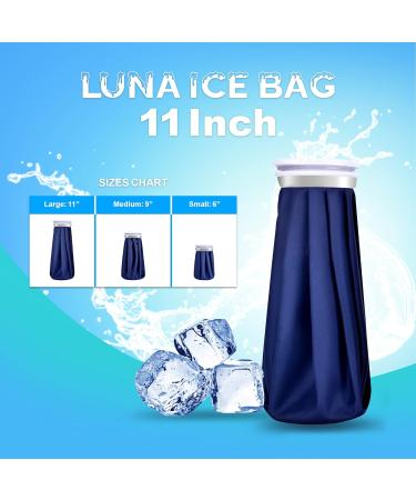 Luna Ice 11in Single-Headache Relief Ice Pack - Reusable Headache Hat for Migraine - Adjustable Head Wrap for Migraine Ice Therapy - Buy Online on GoSupps.com