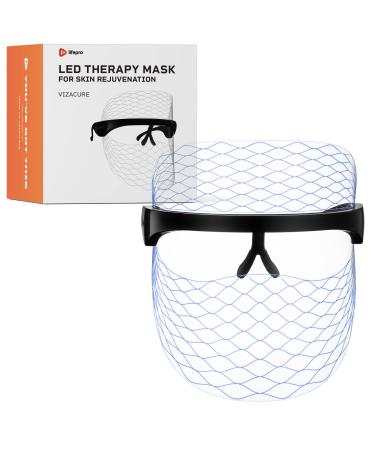LifePro LED Face Mask Light Therapy - Led Facial Mask for LED Light Face Therapy - An LED Light Mask for Face & Neck Skincare - Truly Portable LED Light Therapy for Face Light Therapy