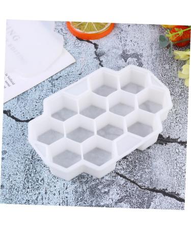 Alipis 2pcs 12 Silicone Molds Ice Molds Cocktail Ice Making Mould Refrigerator Ice Mold Ice Tray Ice Cubes 13X9 CM White - Buy Online on GoSupps.com
