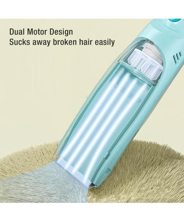 Kids Hair Trimmer Cordless Baby Hair Cutting Kit Rechargeable Portable Hair Suction Multifunctional for Home (Green) - Buy Online on GoSupps.com