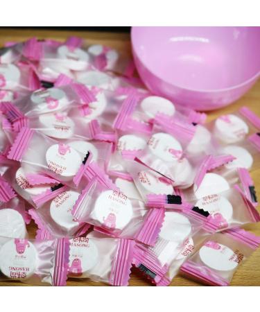 100 Pieces Compressed Disposable Facial Mask Sheets - DIY Skin Care + Free Mask Bowl - Buy Online on GoSupps.com