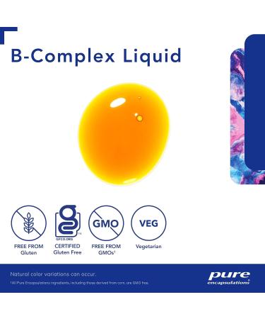 Pure Encapsulations B-Complex Liquid | Supports Energy Metabolism and Immune Function* | 4.73 fl oz - Buy Online on GoSupps.com