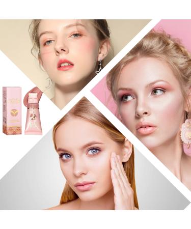 Velvet Liquid Blush - Long-Lasting Face Blusher Non-Greasy Compact Coutouring Cheeks Blush for Oil Skin for Gathering Dating Traveling Home Working 04 - Buy Online on GoSupps.com
