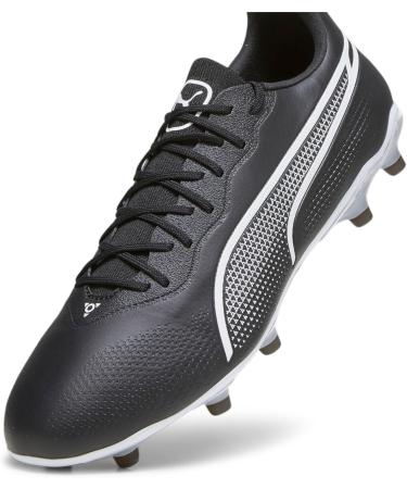 PUMA Unisex King Pro FG/AG Soccer Shoes - Size 42 EU | Black & White | International Shipping Available - Buy Online on GoSupps.com