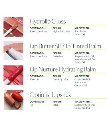 WELL PEOPLE HydroLip Gloss | Plant-Based Clean Beauty (Peachy Pink 0.16 fl oz) - Buy Online on GoSupps.com