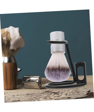 Minkissy 4-Piece Razor Holder Stand Set - Mini Wet Shaving Brush & Hairdryer Stand | Stainless Steel Hairdressing Tool for Men - Buy Online on GoSupps.com