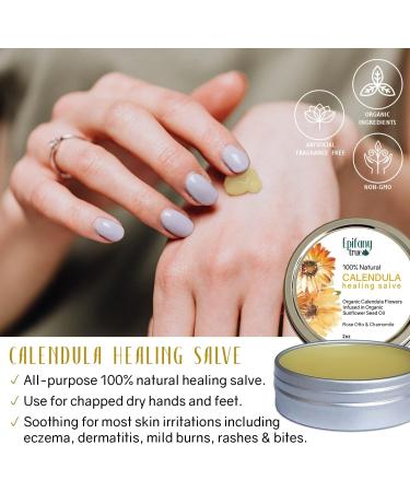 Epifany Calendula Salve 2oz & Apricot Camellia Satin Body Oil 4oz Bundle | Dry Skin Soothing Balm & Bug Itch Relief | Vitamin-E Rich Antioxidants for Skin Elasticity - Buy Online on GoSupps.com