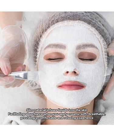 Zetiling Esthetician Supplies - 100 Sheets Disposable Facial Gauze Mask | Highly Absorbent & Breathable Beauty Cotton - Buy Online on GoSupps.com