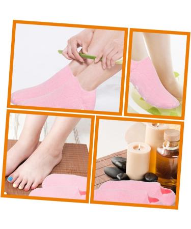 SOLUSTRE 3 Pairs Foot Gel Socks Skin Miss Vegetable Gel Nursing Cover - Buy Online on GoSupps.com