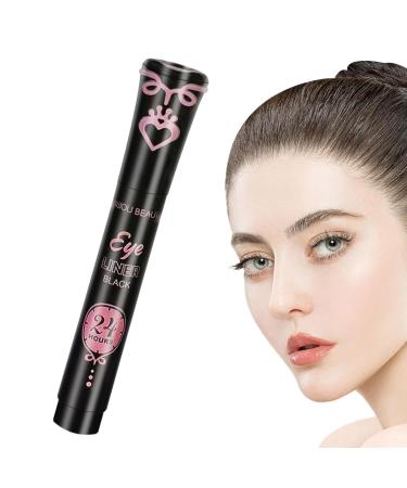 Waterproof Eyeliner Quick-Drying Long-Lasting Liquid Waterproof Eyeliner Brush Tip Liquid Eyeliner Precise Ultra Fine Non-fading Liquid Eyeliner for Women Girls Shakven Red