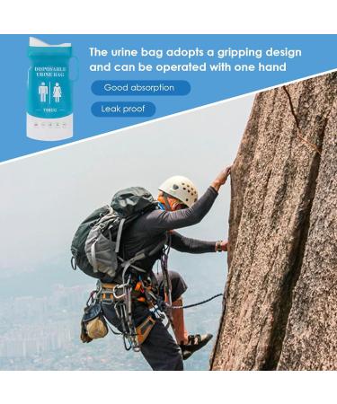 GYOUZA Portable Urinal Bag | Men Women Water Absorbent Pee Bag | Airtight Urinal Bags Toilet Training Tool for Patients Portable for Rock Climbing Traffic Jam Cyan Blue WU2514KJTHA7SP67RK - Buy Online on GoSupps.com