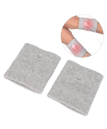 Pwshymi Electrode Massage Wristband - Silver Fiber Conductive Elasticity for Tendonitis - Buy Online on GoSupps.com