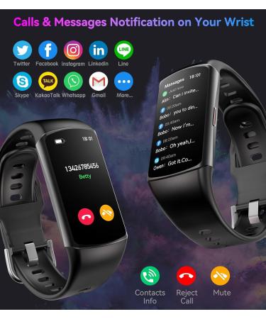 Bestinn Smart Watch Fitness Tracker with 24/7 Heart Rate Blood Oxygen Blood Pressure Monitor Sleep Tracker 120 Sports Modes Activity Tracker Step Calorie IP68 Waterproof for Andriod iPhone Women Men - Black - Buy Online on GoSupps.com