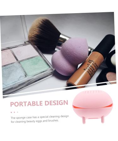 Portable Pink Beauty Egg Storage - Travel Makeup Organizer 7.5x5cm | International Shipping Available - Buy Online on GoSupps.com