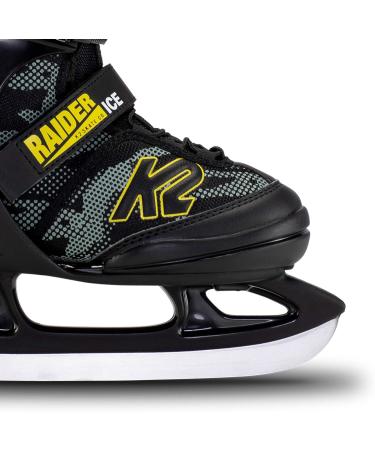 K2 Boys Raider Ice Skates - Green Yellow - Size 29 EU | International Shipping Available - Buy Online on GoSupps.com