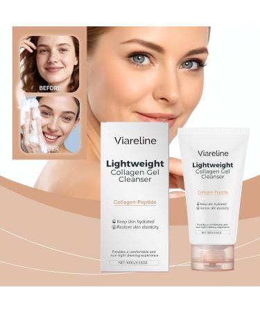 Aeviani Gentle Face Wash for Youthful Radiance Lightweight Gel Cleanser with Collagen & Hyaluronic Acid for Hydrated Skin 3.53 Oz - Buy Online on GoSupps.com