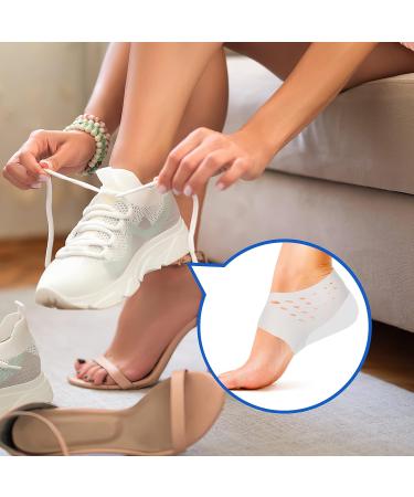 Healifty 4cm Height Increase Insoles Gel Arch Support Pads for Invisible Heel Elevators - Pack of 2 - Buy Online on GoSupps.com