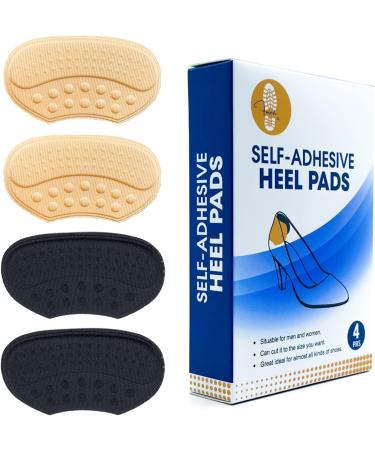 Women's Shoe Heel Grips & Pads - 4 Pairs for Comfort & Fit | Heel Protectors Inserts Liners - Buy Online on GoSupps.com