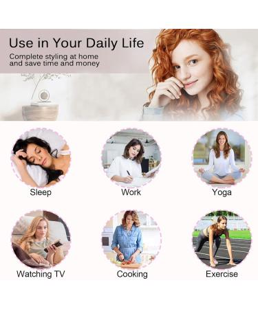 2 Pack Overnight Blowout Bun Bons Satin Heatless Curling Set for Long & Medium Hair Heatless Curlers Bun for Girls Women Sleeping Styling Hairdressing DIY Curlers Hair Tools (Pink) - Buy Online on GoSupps.com