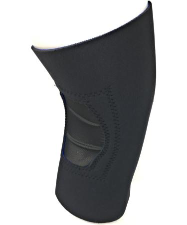 OTC Knee Support Open Patella Neoprene Brace for Pain Relief | Medium Black | Fast International Shipping - Buy Online on GoSupps.com