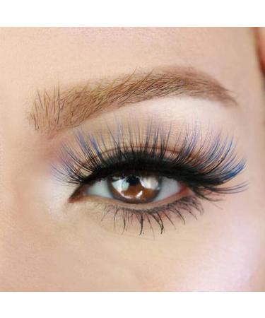 DAODER Colored Wispy Mink Lashes - 7 Pack | Long, Fluffy, Natural Look False Eyelashes in Vibrant Colors - Buy Online on GoSupps.com