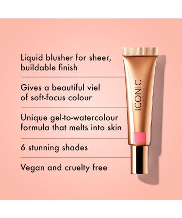 ICONIC London Sheer Blush Power Pink 12.5ml - Shop Internationally for Radiant Color - Buy Online on GoSupps.com
