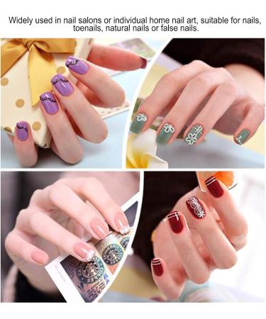 Nail Art Polish Pen Safe Reliable Nail Polish Pen Non toxic with High Performance for Manicurist for Nail Salons(16) - Buy Online on GoSupps.com