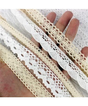 IDONGCAI Cotton Lace Trim Vintage Ribbon - 40 Yards for Bridal Wedding & DIY Crafts - Buy Online on GoSupps.com