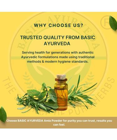 BASIC AYURVEDA Neem Leaf Powder 7.05 Oz (200g) | Pure & Natural Herbal Supplement for Skin, Hair & Wellness | Acne Care | No Preservatives or Additives - Buy Online on GoSupps.com