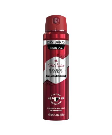 Old Spice Men's Antipespirant & Deodorant Invisible Dry Spray Stronger Swagger 4.3 Ounce