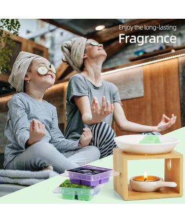 Vegan Fragrance Wax Melts for Lamps & Warmers | 4-Piece Gift Set for Mother's Day Christmas & Relaxation - Buy Online on GoSupps.com