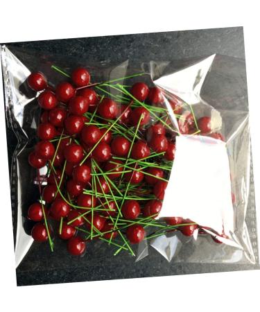 ABOOFAN 300 Pcs Artificial Holly Berry Red Fake Berry Home Vase Filler Artificial Berries Decoration Christmas Flower Floral Stem Home Decorations Simulation Fruit Branch Household - Buy Online on GoSupps.com