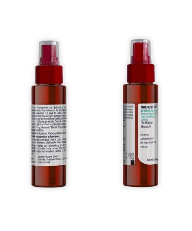 Nio Minoxidil 5% Hair Care Solution - 3x60ml Spray & Pipette Fights Hair Loss & Promotes Growth for Men - Effective Treatment with 50mg Minoxidil/1ml - Buy Online on GoSupps.com
